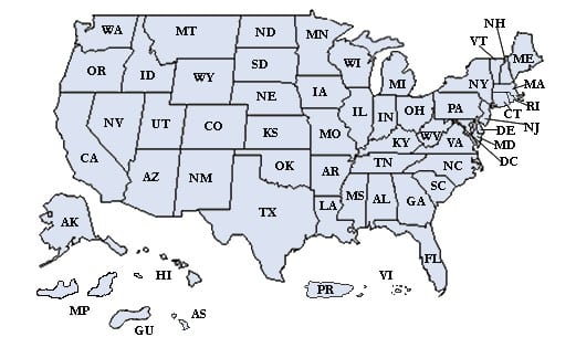 SSA Database by State